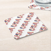 Verenigde Staten Kartonnen Onderzetters (Schuin)