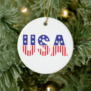 Verenigde Staten Keramisch Ornament