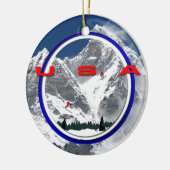 Verenigde Staten Keramisch Ornament (Links)