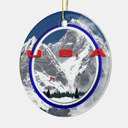 Verenigde Staten Keramisch Ornament (Links)