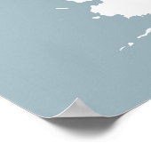 Verenigde Staten Koppels Kaart van Waar we zijn ge Poster (Hoek)