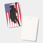 Verenigde Staten Lacrosse onbeperkt Amerikaanse vl Badge (Voor- en achterkant)