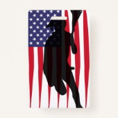 Verenigde Staten Lacrosse onbeperkt Amerikaanse vl Badge (Voorkant)