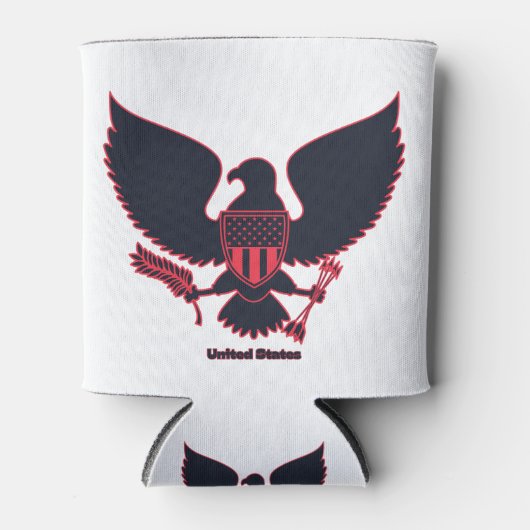 Verenigde Staten Large Eagle Custom Blikjeskoeler (Voorkant)