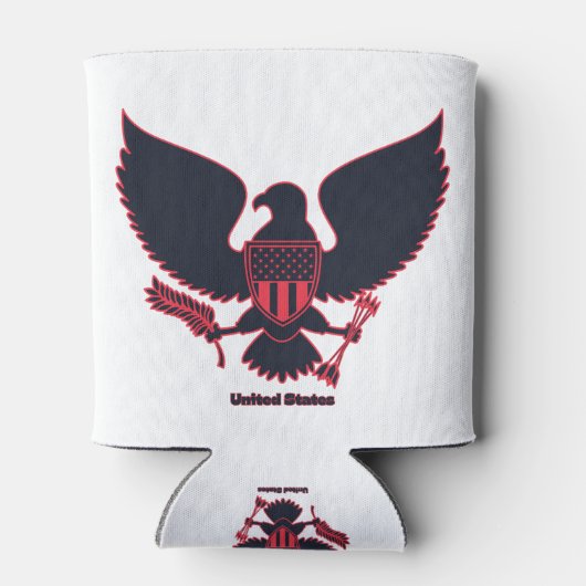 Verenigde Staten Large Eagle Custom Blikjeskoeler (Achterkant)