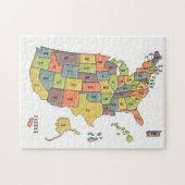 Verenigde Staten Legpuzzel (Horizontaal)