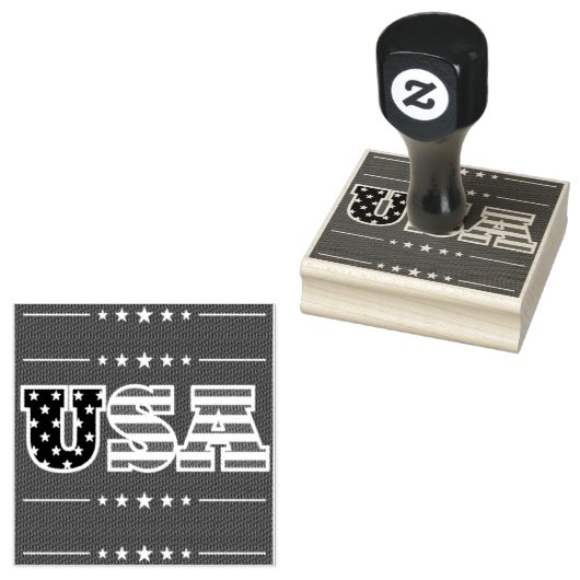 Verenigde Staten Letters Vlaggensterren | Rubberstempel (Gestempeld)