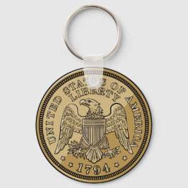 Verenigde Staten Liberty Eagle Munt Kunst Sleutelhanger