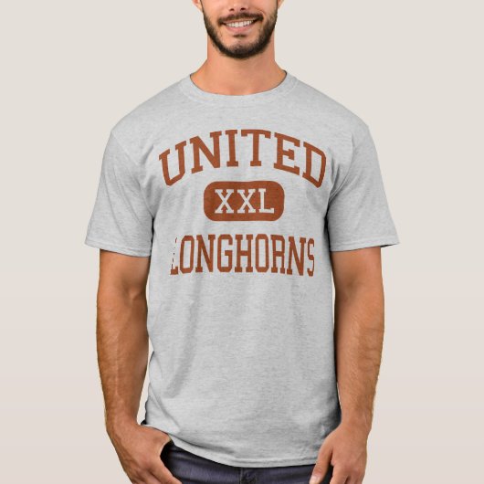 Verenigde Staten - Longhorns - High School - Lared T-shirt (Voorkant)