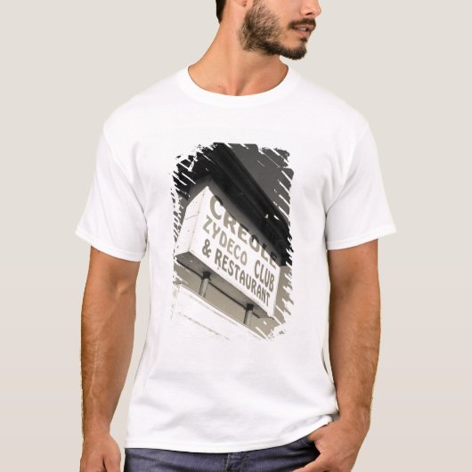 Verenigde Staten, Louisiana, Henderson. Creole Zyd T-shirt (Voorkant)