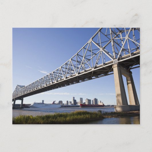 Verenigde Staten, Louisiana, New Orleans. Skyline Briefkaart (Voorkant)
