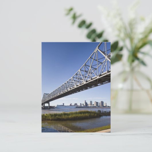 Verenigde Staten, Louisiana, New Orleans. Skyline  Briefkaart (Staand voorkant)