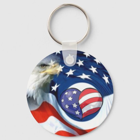 Verenigde Staten Lover_ Sleutelhanger (Voorkant)