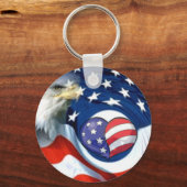 Verenigde Staten Lover_ Sleutelhanger (Voorkant)