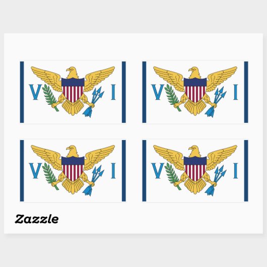 Verenigde Staten Maagdeneilanden Vlag Sticker USVI (Vel)