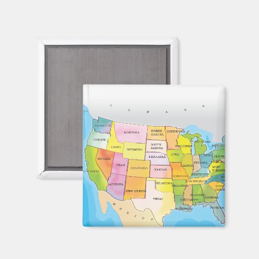 Verenigde Staten Magneet (Voorkant / Achterkant)