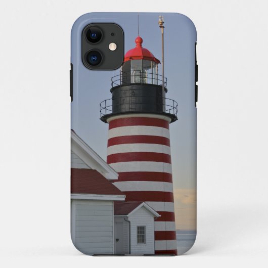 Verenigde Staten, Maine, Lubec. West Quoddy Head L Case-Mate iPhone Case (Achterkant)
