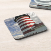 Verenigde Staten, Maine, Lubec. West Quoddy Head L Drankjes Onderzetter (Linkerzijde)