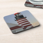 Verenigde Staten, Maine, Lubec. West Quoddy Head L Onderzetter (Linkerzijde)