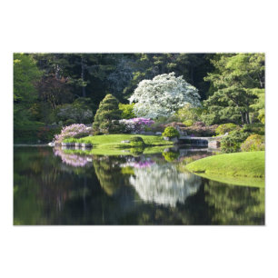 Verenigde Staten, Maine, Noordoost Harbour. Uitzic Foto Afdruk