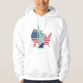 Verenigde Staten Mannen Hoodie (Voorkant)