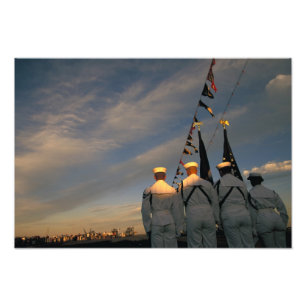 Verenigde Staten, Massachusettes, Boston. US Navy Foto Afdruk