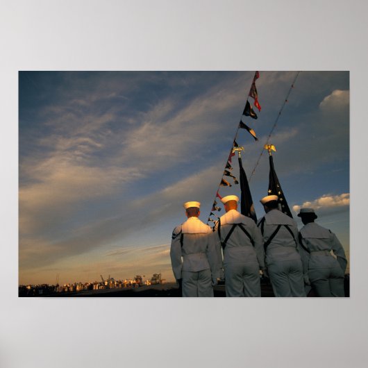 Verenigde Staten, Massachusettes, Boston. US Navy  Poster (Voorkant)