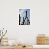 Verenigde Staten, Massachusetts, Boston. De Zakim  Poster (Keuken)
