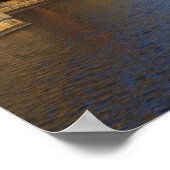 Verenigde Staten, Massachusetts, Boston skyline 2 Poster (Hoek)