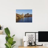 Verenigde Staten, Massachusetts, Boston skyline 2 Poster (Thuiskantoor)