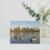 Verenigde Staten, Massachusetts, Boston skyline 3 Briefkaart (Staand voorkant)