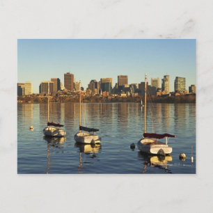 Verenigde Staten, Massachusetts, Boston skyline 3 Briefkaart
