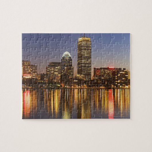 Verenigde Staten, Massachusetts, Boston skyline bi Legpuzzel (Horizontaal)