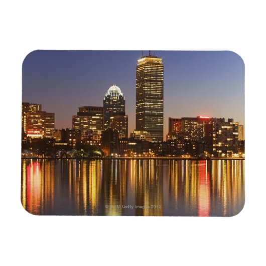 Verenigde Staten, Massachusetts, Boston skyline bi Magneet (Horizontaal)