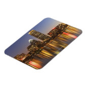 Verenigde Staten, Massachusetts, Boston skyline bi Magneet (Linkerzijde)