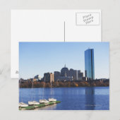 Verenigde Staten, Massachusetts, Boston skyline Briefkaart (Voorkant / Achterkant)