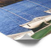 Verenigde Staten, Massachusetts, Boston skyline Poster (Hoek)