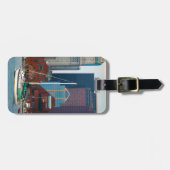 Verenigde Staten, Massachusetts. Boston Waterfront Bagagelabel (Voorkant horizontaal)