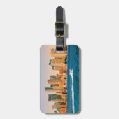 Verenigde Staten, Massachusetts. Boston Waterfront Bagagelabel (Voorkant verticaal)