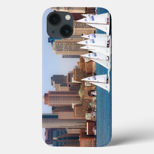 Verenigde Staten, Massachusetts. Boston Waterfront Case-Mate iPhone Case (Achterkant)