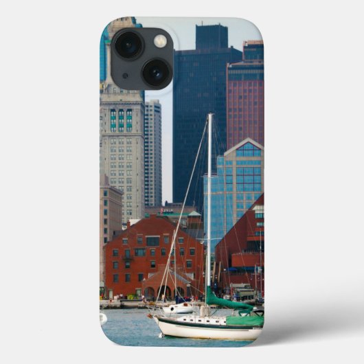 Verenigde Staten, Massachusetts. Boston Waterfront Case-Mate iPhone Case (Achterkant)