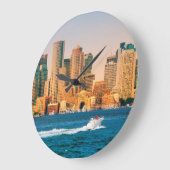 Verenigde Staten, Massachusetts. Boston Waterfront Grote Klok (Hoek)