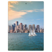 Verenigde Staten, Massachusetts. Boston Waterfront Klembord (Achterkant)