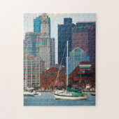Verenigde Staten, Massachusetts. Boston Waterfront Legpuzzel (Verticaal)