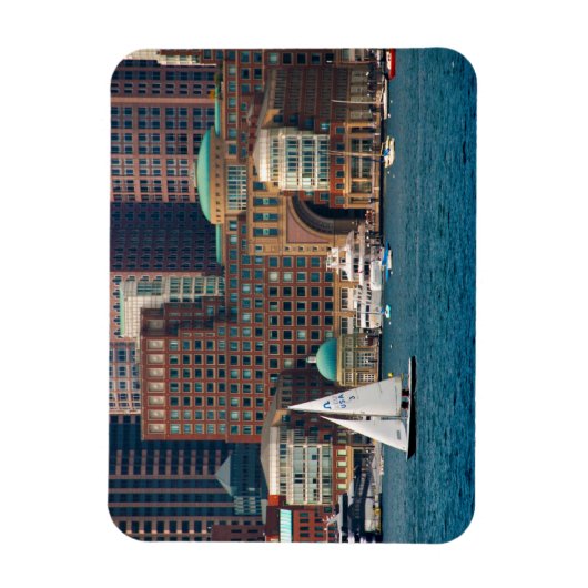 Verenigde Staten, Massachusetts. Boston Waterfront Magneet (Verticaal)