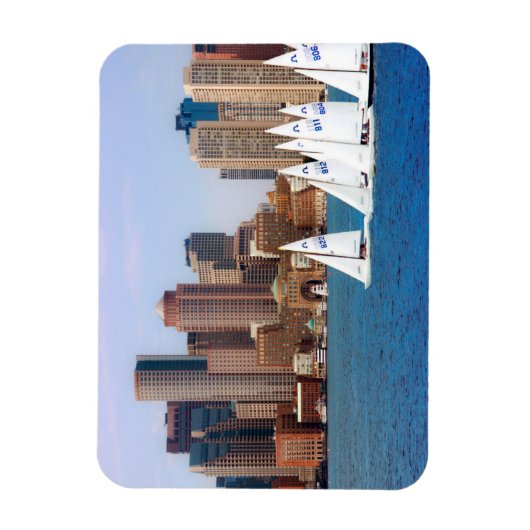 Verenigde Staten, Massachusetts. Boston Waterfront Magneet (Verticaal)
