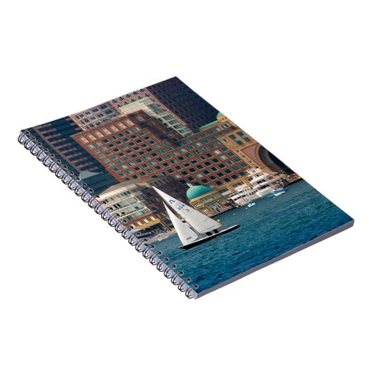 Verenigde Staten, Massachusetts. Boston Waterfront Notitieboek (Rechterzijde)