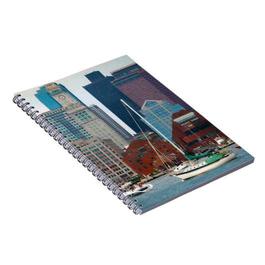 Verenigde Staten, Massachusetts. Boston Waterfront Notitieboek (Rechterzijde)