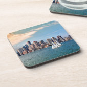 Verenigde Staten, Massachusetts. Boston Waterfront Onderzetter (Linkerzijde)