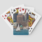 Verenigde Staten, Massachusetts. Boston Waterfront Pokerkaarten (Achterkant)